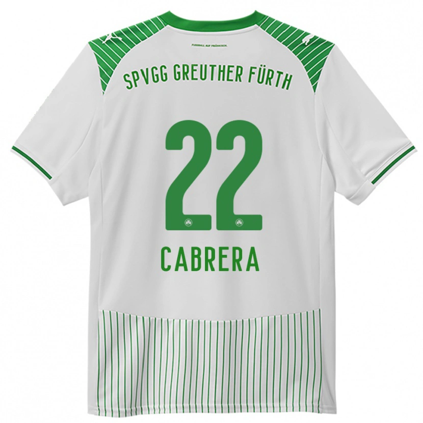 Danxen Damen Juan Cabrera #22 Weiß Grün Heimtrikot Trikot 2025/26 T-Shirt Schweiz