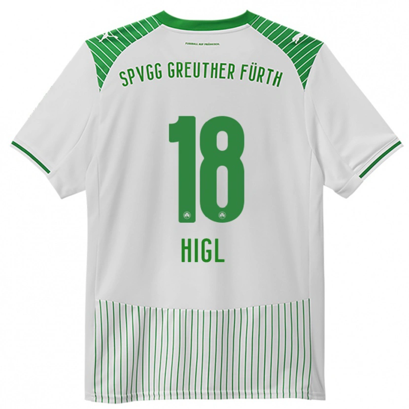 Danxen Damen Felix Higl #18 Weiß Grün Heimtrikot Trikot 2025/26 T-Shirt Schweiz