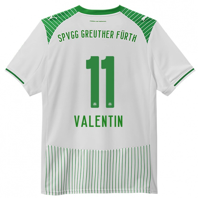 Danxen Damen Jonas Valentin #11 Weiß Grün Heimtrikot Trikot 2025/26 T-Shirt Schweiz