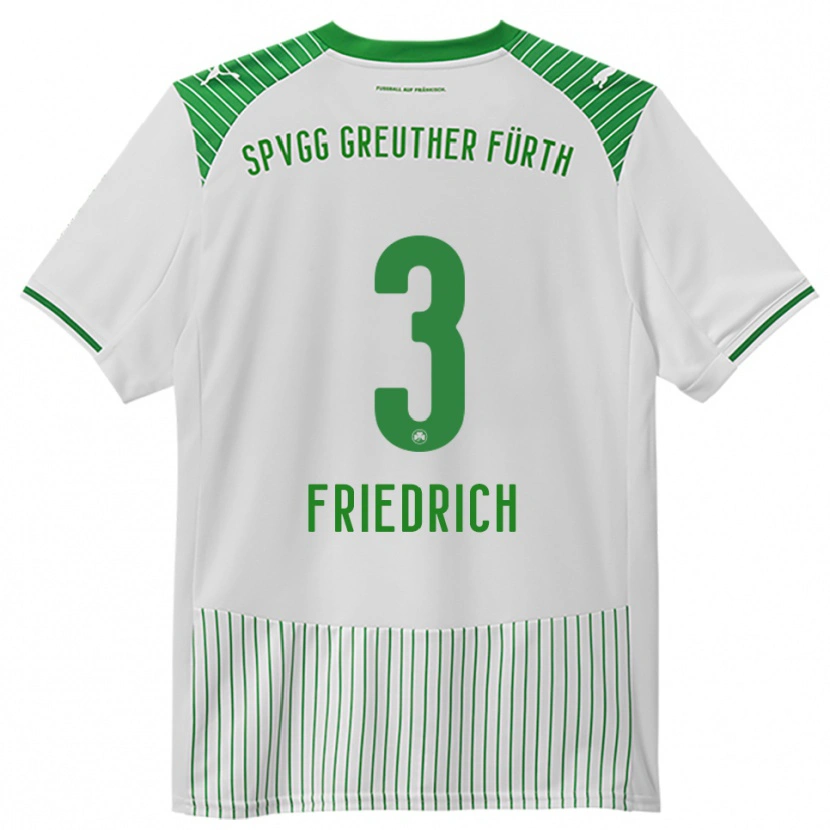 Danxen Damen Niklas Friedrich #3 Weiß Grün Heimtrikot Trikot 2025/26 T-Shirt Schweiz