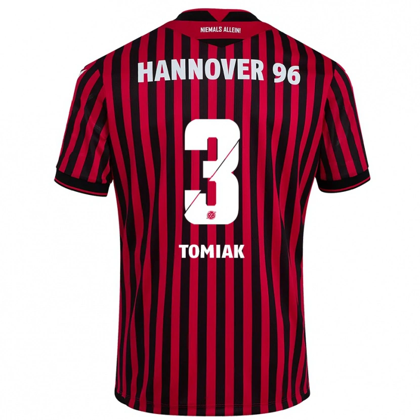 Danxen Damen Boris Tomiak #3 Rot Schwarz Heimtrikot Trikot 2025/26 T-Shirt Schweiz