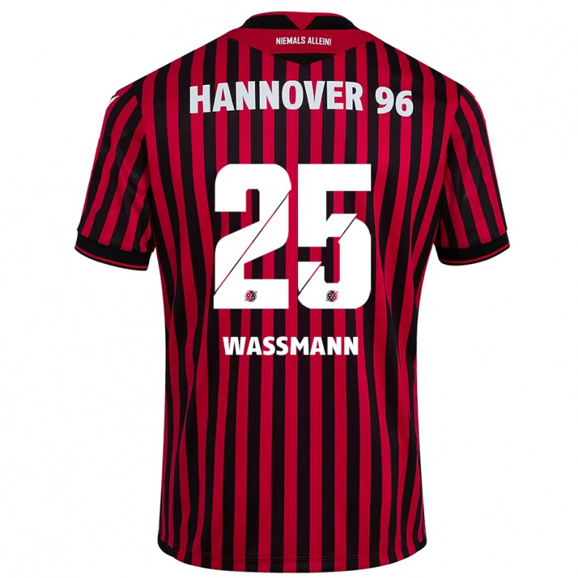 Danxen Damen Isabel Waßmann #25 Rot Schwarz Heimtrikot Trikot 2025/26 T-Shirt Schweiz