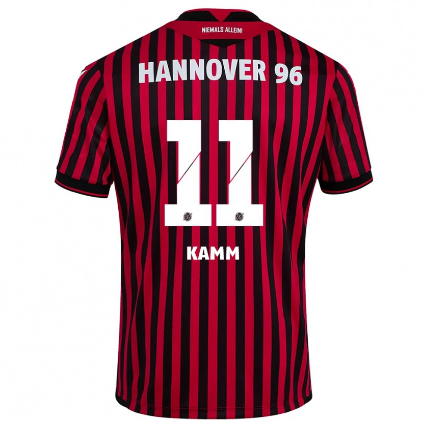 Danxen Damen Jannis Kamm #11 Rot Schwarz Heimtrikot Trikot 2025/26 T-Shirt Schweiz