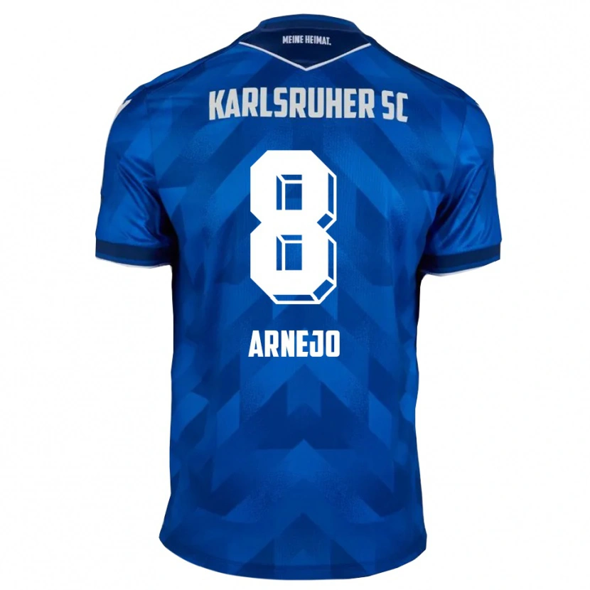 Danxen Damen Diego Arnejo #8 Blau Weiß Heimtrikot Trikot 2025/26 T-Shirt Schweiz