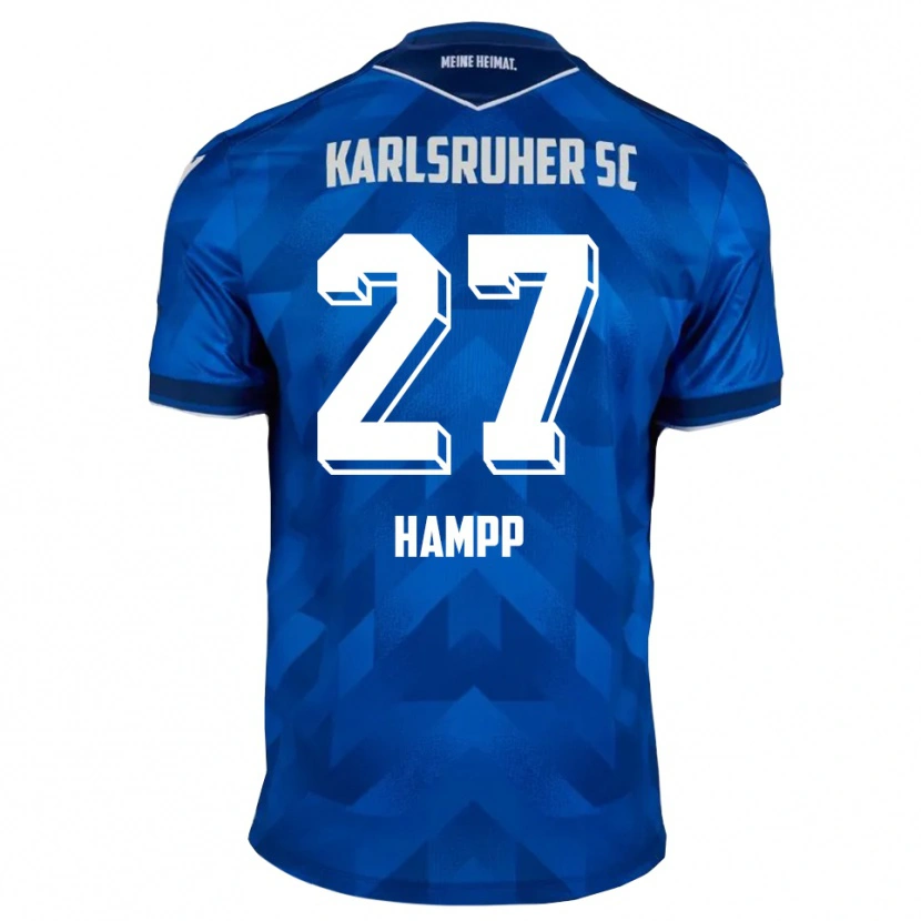 Danxen Damen Noah Hampp #27 Blau Weiß Heimtrikot Trikot 2025/26 T-Shirt Schweiz