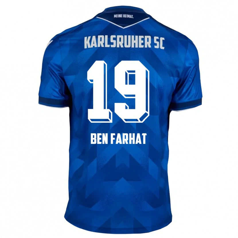 Danxen Damen Louey Ben Farhat #19 Blau Weiß Heimtrikot Trikot 2025/26 T-Shirt Schweiz