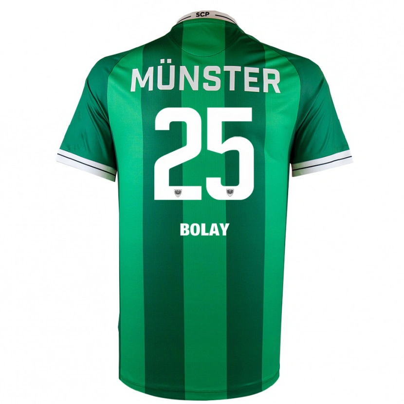 Danxen Damen Luca Bolay #25 Grün Weiß Heimtrikot Trikot 2025/26 T-Shirt Schweiz