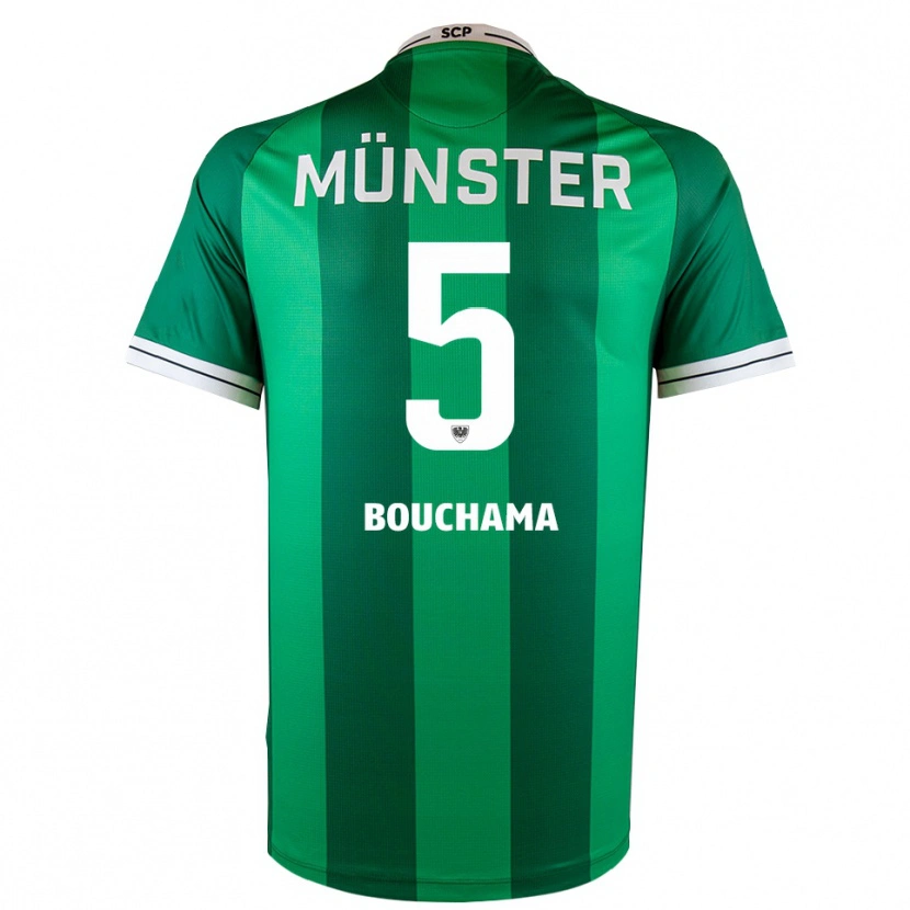 Danxen Damen Yassine Bouchama #5 Grün Weiß Heimtrikot Trikot 2025/26 T-Shirt Schweiz