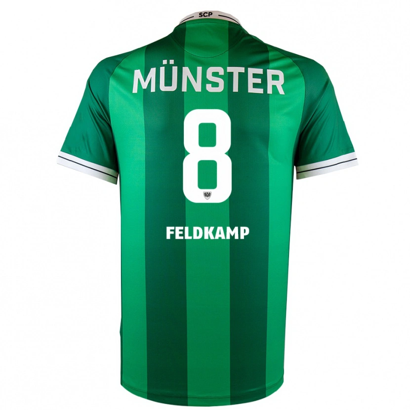 Danxen Damen Noah Feldkamp #8 Grün Weiß Heimtrikot Trikot 2025/26 T-Shirt Schweiz
