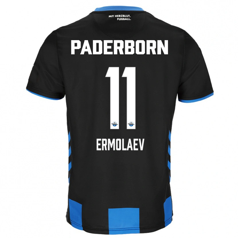 Danxen Damen Georg Ermolaev #11 Schwarz Blau Heimtrikot Trikot 2025/26 T-Shirt Schweiz