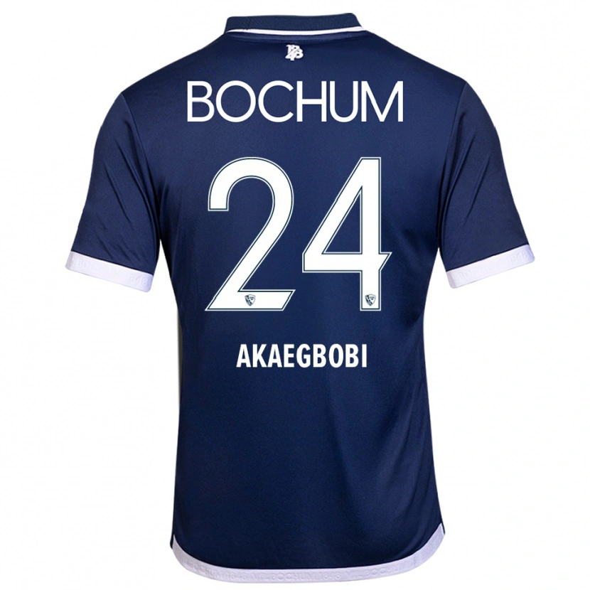 Danxen Damen Jonathan Akaegbobi #24 Marineblau Weiß Heimtrikot Trikot 2025/26 T-Shirt Schweiz