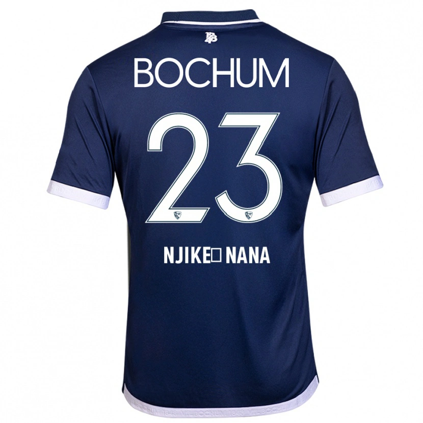Danxen Damen Jean-Philippe Njike-Nana #23 Marineblau Weiß Heimtrikot Trikot 2025/26 T-Shirt Schweiz
