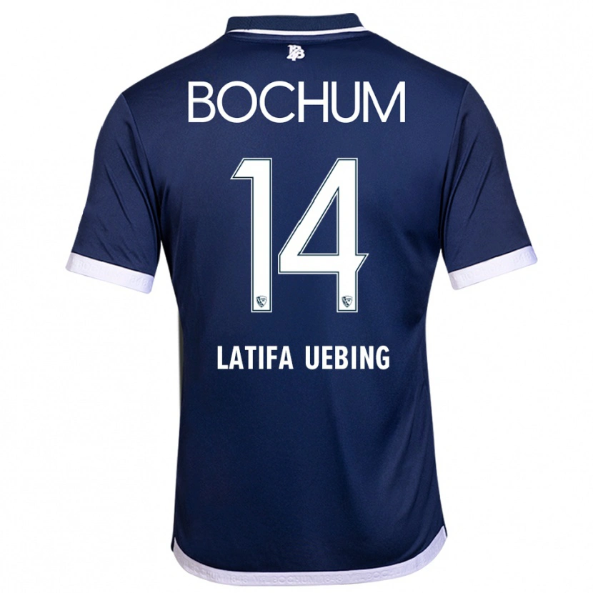Danxen Damen Anna Latifa Uebing #14 Marineblau Weiß Heimtrikot Trikot 2025/26 T-Shirt Schweiz