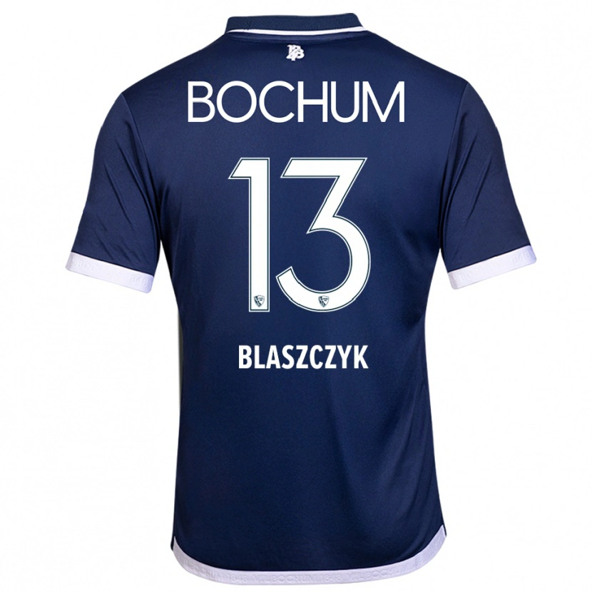 Danxen Damen Oliwer Blaszczyk #13 Marineblau Weiß Heimtrikot Trikot 2025/26 T-Shirt Schweiz