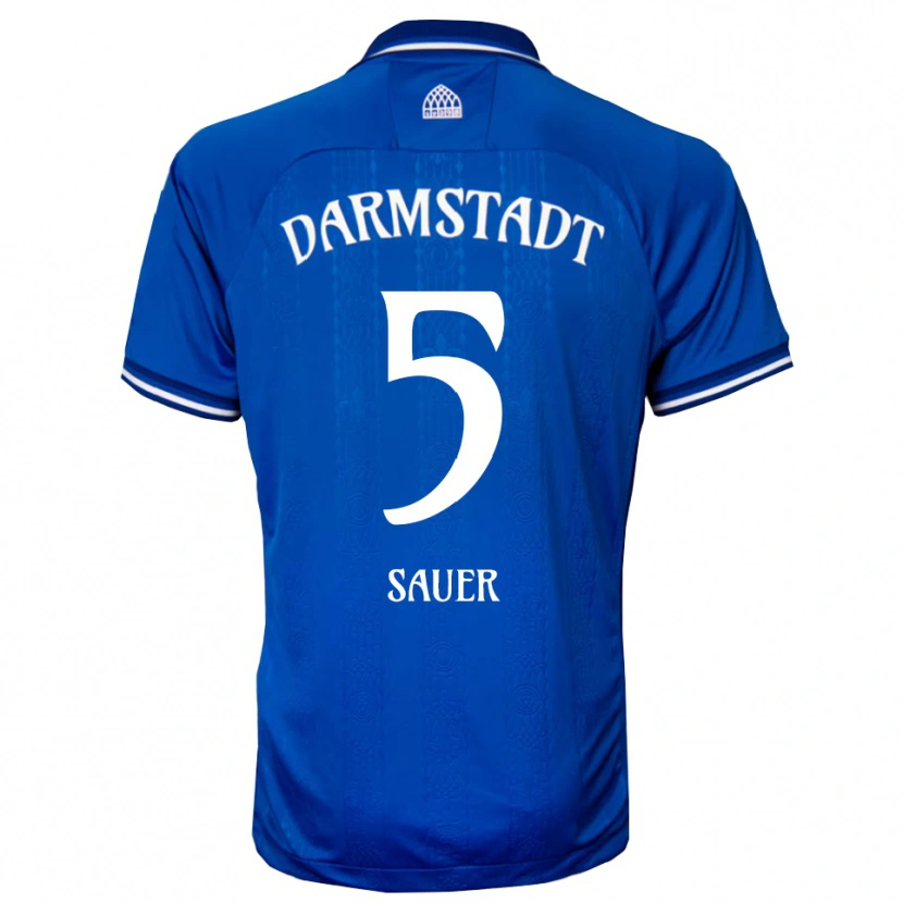 Danxen Damen Tino Sauer #5 Blau Weiß Heimtrikot Trikot 2025/26 T-Shirt Schweiz