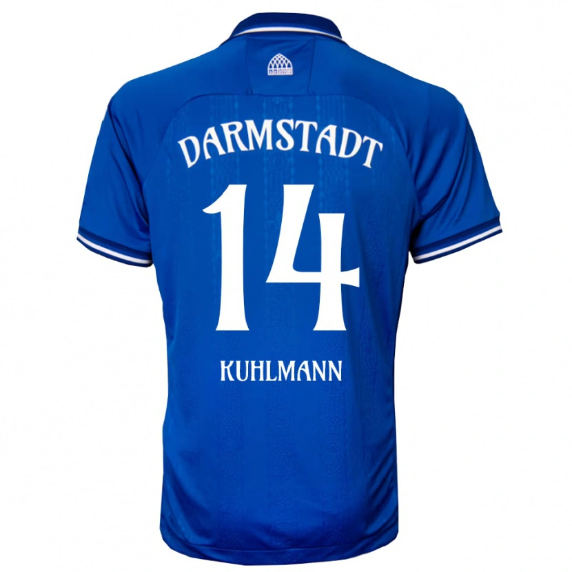 Danxen Damen Marcel Kuhlmann #14 Blau Weiß Heimtrikot Trikot 2025/26 T-Shirt Schweiz