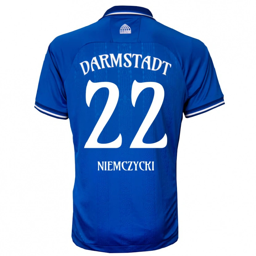 Danxen Damen Karol Niemczycki #22 Blau Weiß Heimtrikot Trikot 2025/26 T-Shirt Schweiz