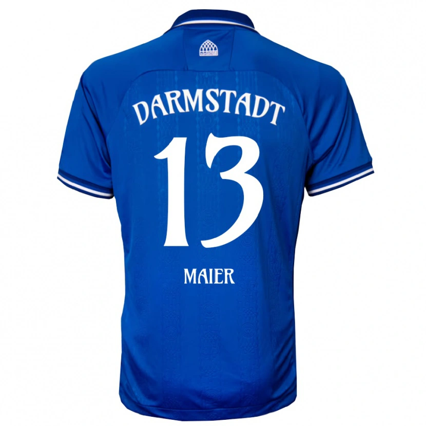 Danxen Damen Marcello Maier #13 Blau Weiß Heimtrikot Trikot 2025/26 T-Shirt Schweiz