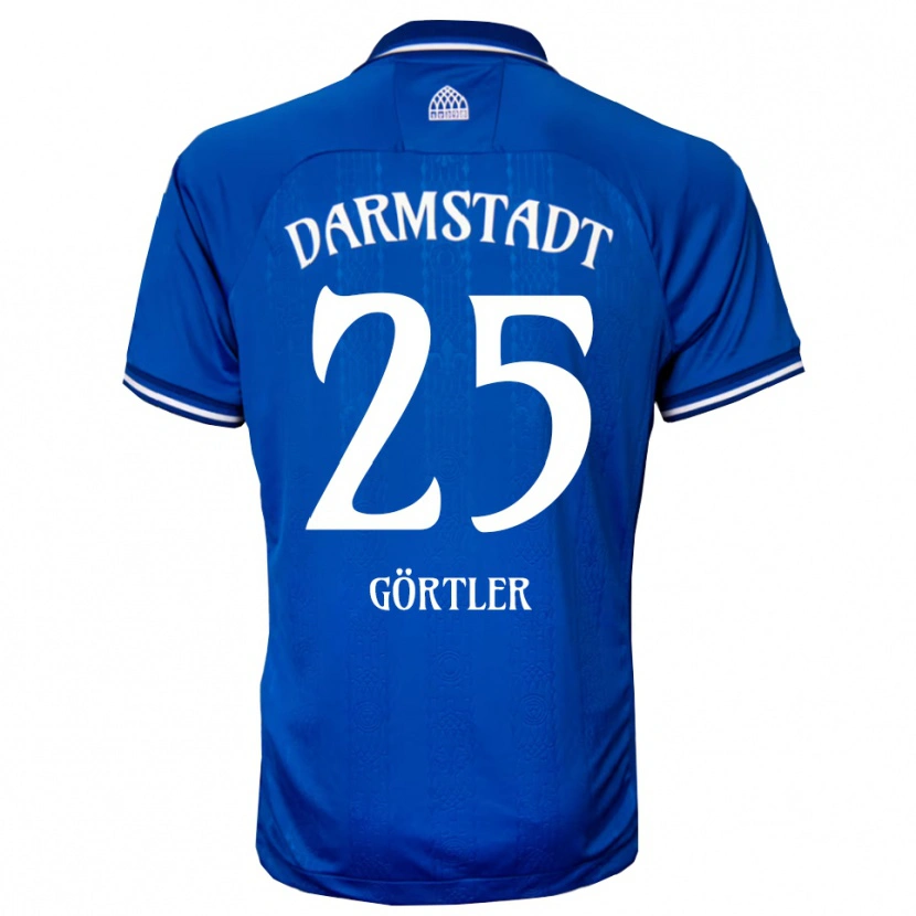 Danxen Damen Bastian Görtler #25 Blau Weiß Heimtrikot Trikot 2025/26 T-Shirt Schweiz