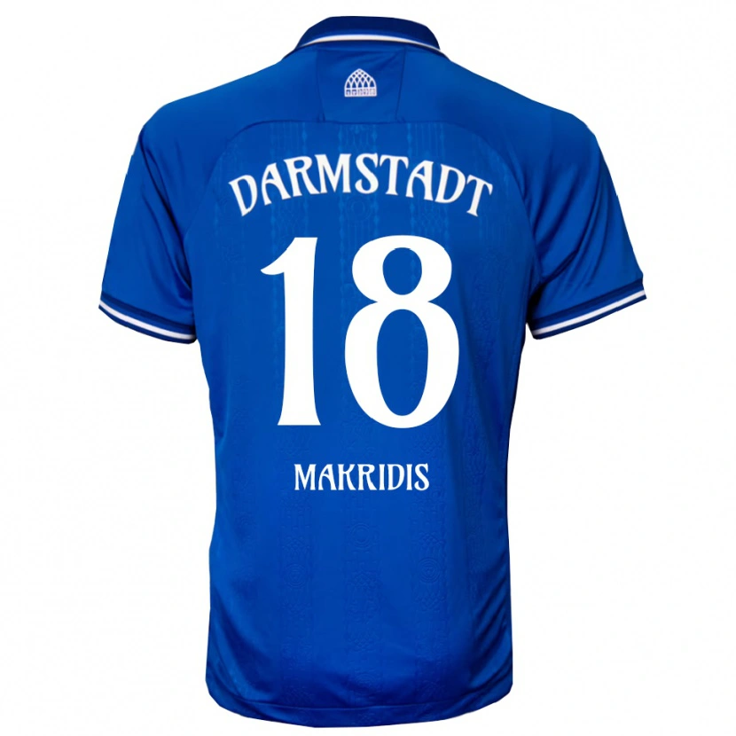 Danxen Damen Georgios Makridis #18 Blau Weiß Heimtrikot Trikot 2025/26 T-Shirt Schweiz