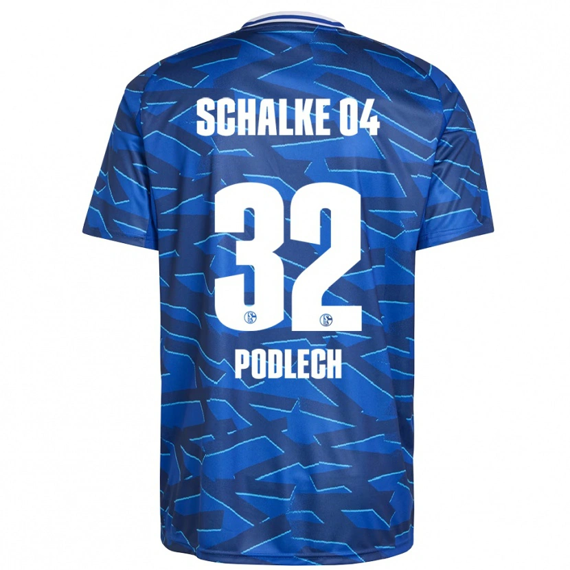 Danxen Damen Luca Podlech #32 Königsblau Weiß Heimtrikot Trikot 2025/26 T-Shirt Schweiz