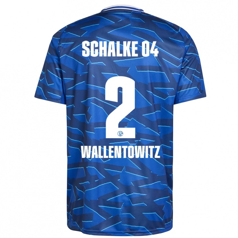 Danxen Damen Mika Wallentowitz #2 Königsblau Weiß Heimtrikot Trikot 2025/26 T-Shirt Schweiz