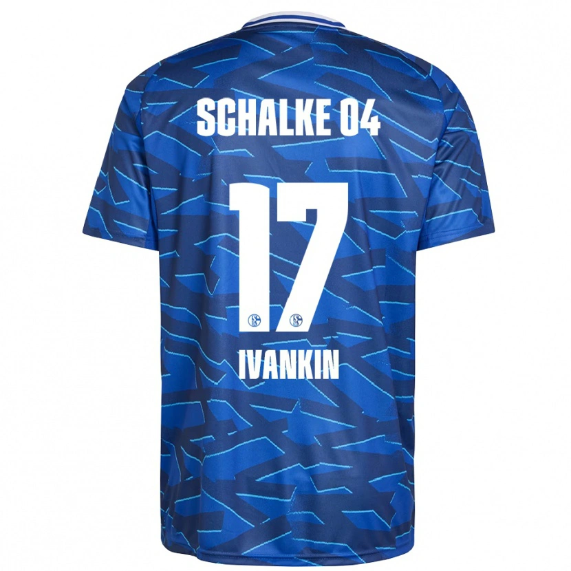 Danxen Damen Alexander Ivankin #17 Königsblau Weiß Heimtrikot Trikot 2025/26 T-Shirt Schweiz