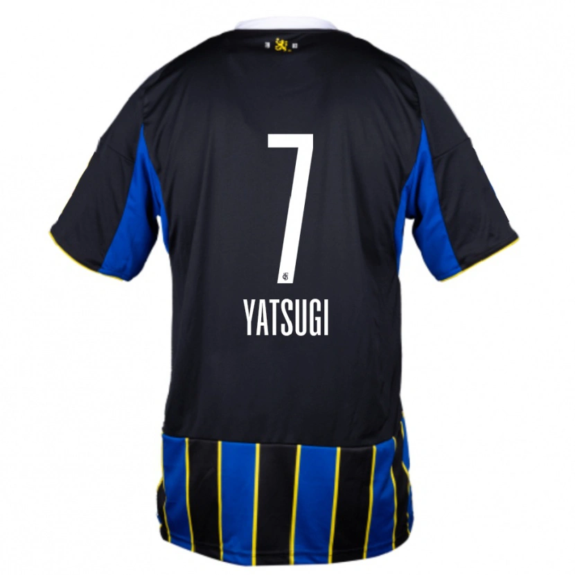 Danxen Damen Akane Yatsugi #7 Blau Schwarz Gelb Heimtrikot Trikot 2025/26 T-Shirt Schweiz