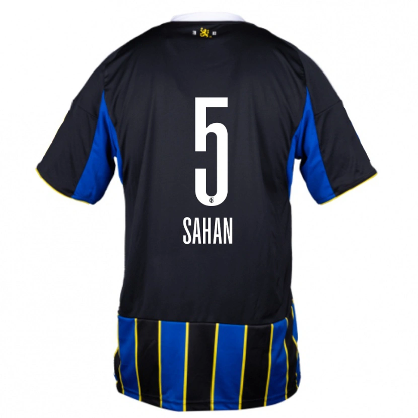 Danxen Damen Vakkas Sahan #5 Blau Schwarz Gelb Heimtrikot Trikot 2025/26 T-Shirt Schweiz