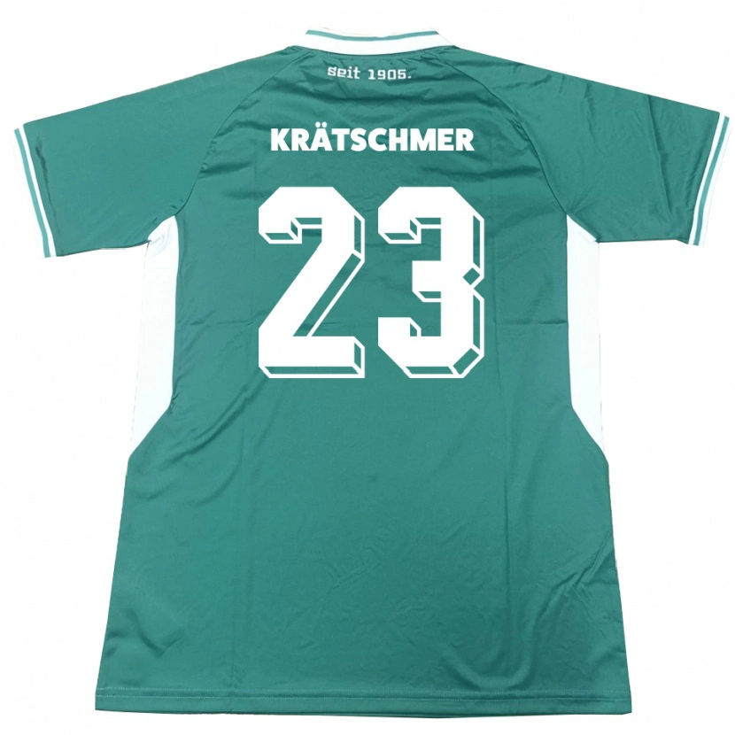 Danxen Damen Pius Krätschmer #23 Grün Weiß Heimtrikot Trikot 2025/26 T-Shirt Schweiz