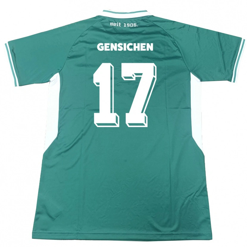 Danxen Damen Tim Gensichen #17 Grün Weiß Heimtrikot Trikot 2025/26 T-Shirt Schweiz