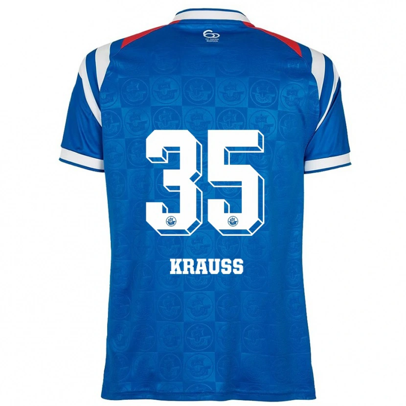 Danxen Damen Maximilian Krauß #35 Blau Weiß Rot Heimtrikot Trikot 2025/26 T-Shirt Schweiz