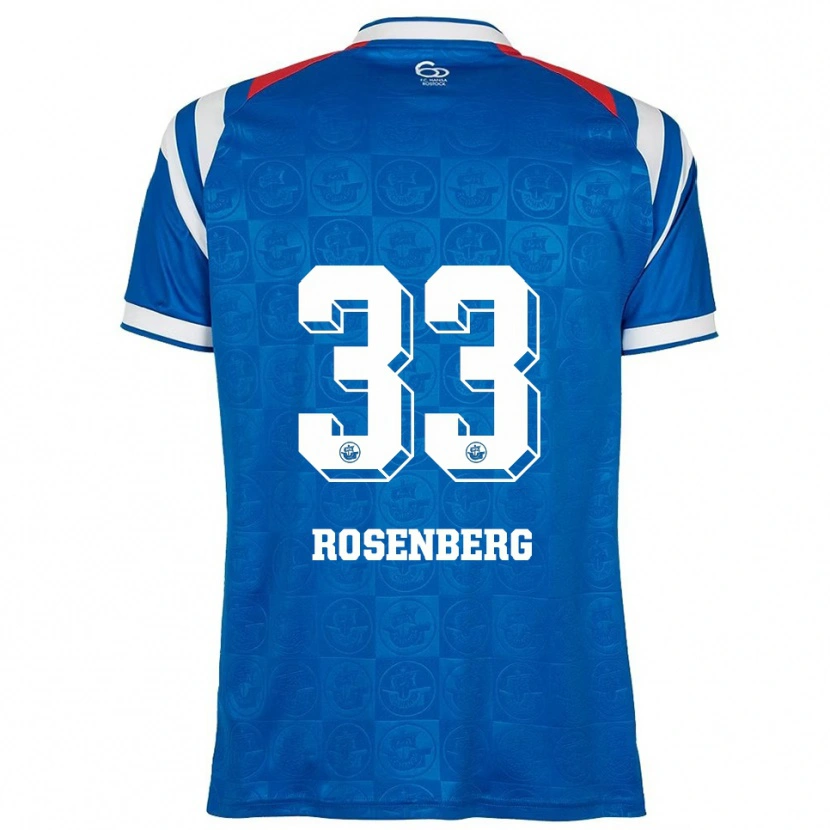 Danxen Damen Moritz Rosenberg #33 Blau Weiß Rot Heimtrikot Trikot 2025/26 T-Shirt Schweiz