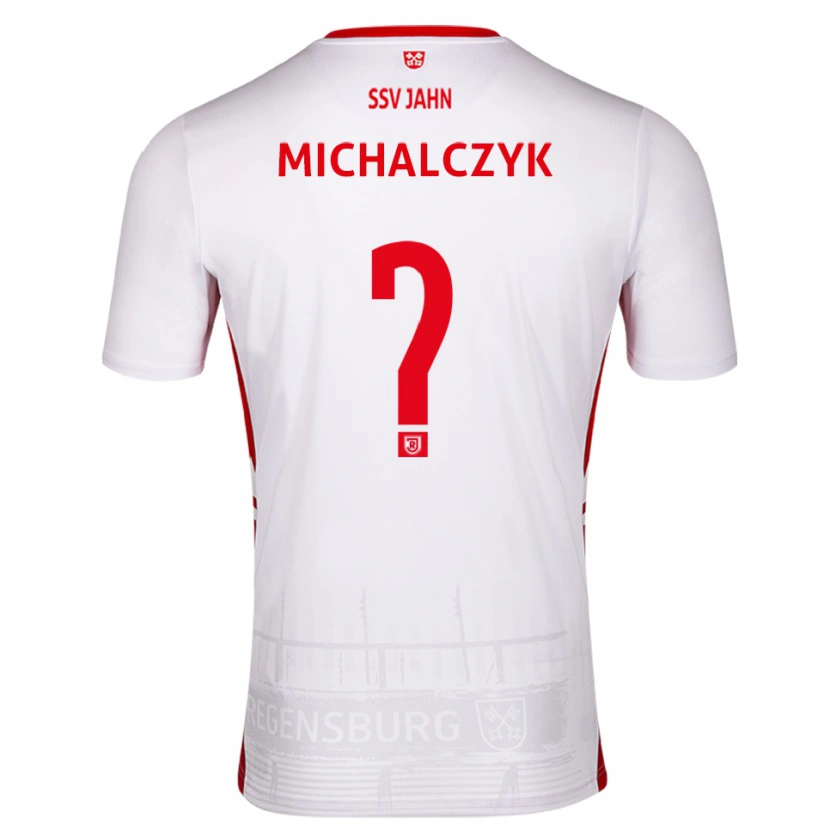 Danxen Damen Fabian Michalczyk #0 Weiß Rot Heimtrikot Trikot 2025/26 T-Shirt Schweiz