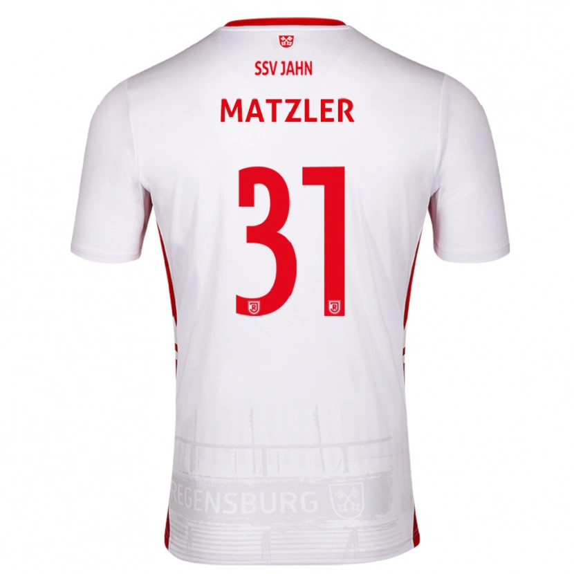 Danxen Damen Leo Mätzler #31 Weiß Rot Heimtrikot Trikot 2025/26 T-Shirt Schweiz