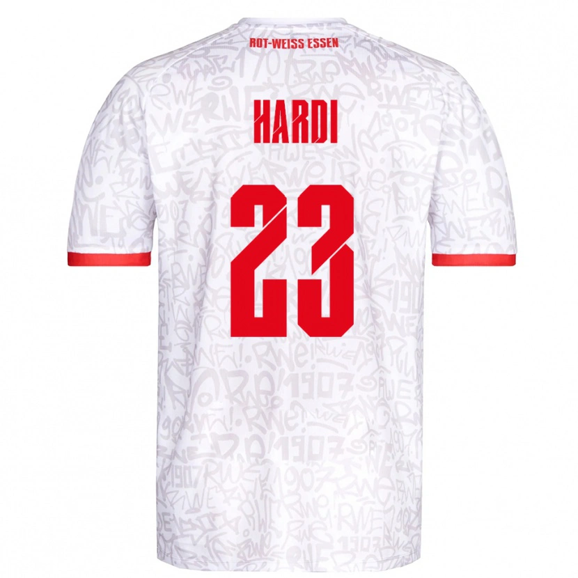 Danxen Damen Dominik Hardi #23 Weiß Rot Heimtrikot Trikot 2025/26 T-Shirt Schweiz
