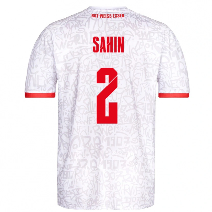Danxen Damen Can Sahin #2 Weiß Rot Heimtrikot Trikot 2025/26 T-Shirt Schweiz