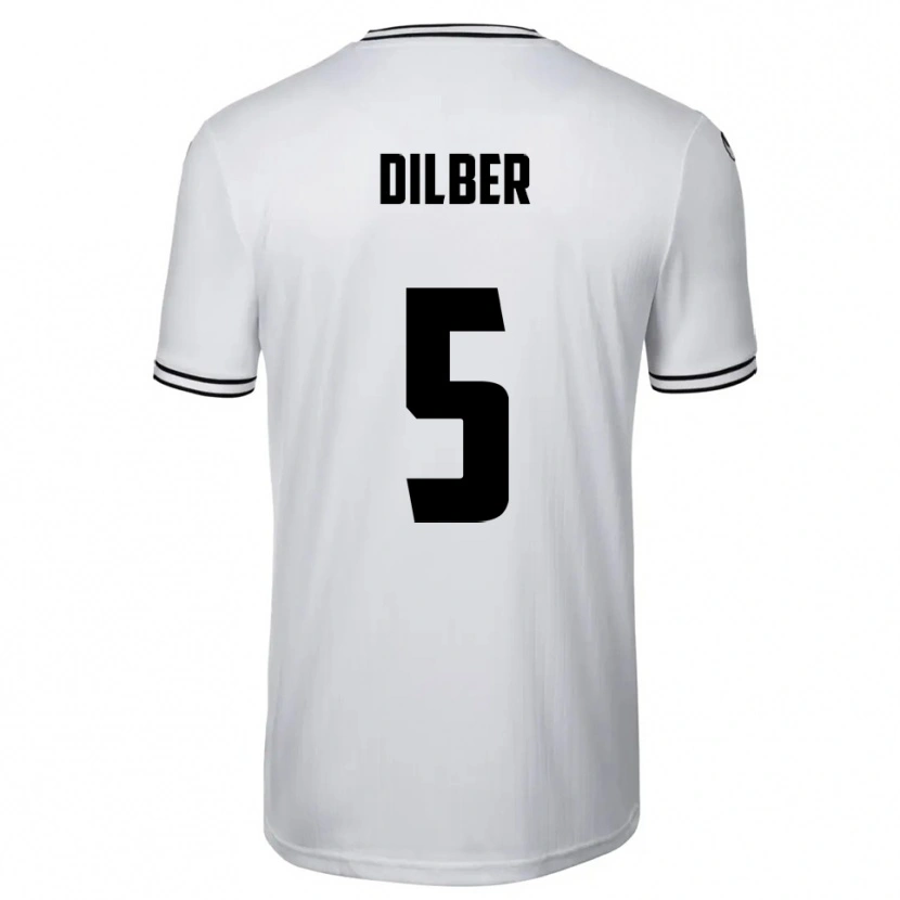 Danxen Damen Mirko Dilber #5 Weiß Schwarz Heimtrikot Trikot 2025/26 T-Shirt Schweiz