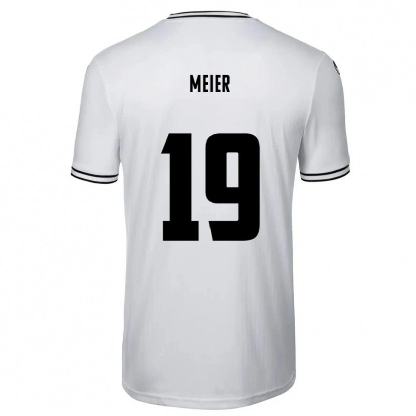 Danxen Damen Jonathan Meier #19 Weiß Schwarz Heimtrikot Trikot 2025/26 T-Shirt Schweiz