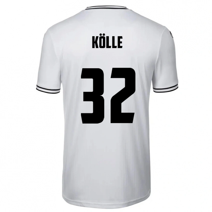 Danxen Damen Niklas Kölle #32 Weiß Schwarz Heimtrikot Trikot 2025/26 T-Shirt Schweiz