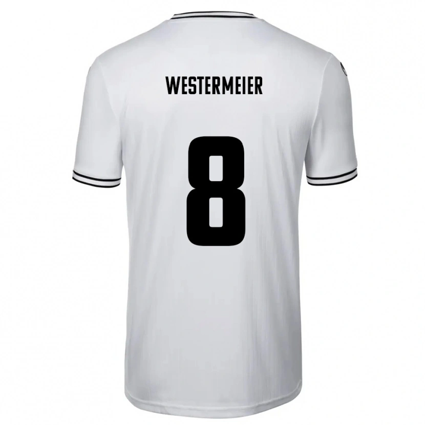 Danxen Damen Ben Westermeier #8 Weiß Schwarz Heimtrikot Trikot 2025/26 T-Shirt Schweiz