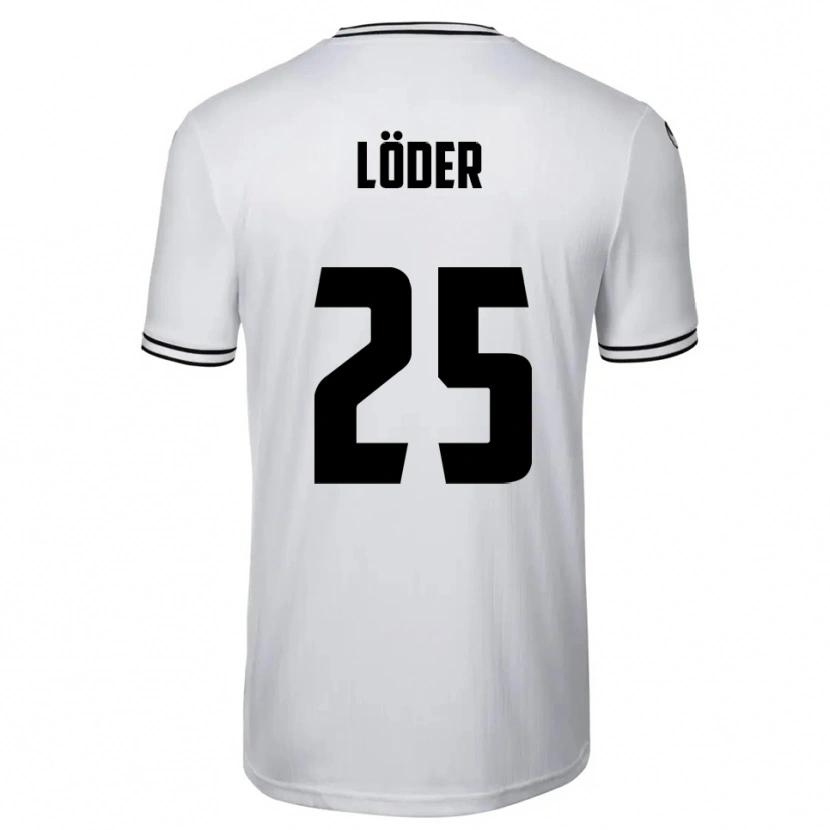 Danxen Damen Elias Löder #25 Weiß Schwarz Heimtrikot Trikot 2025/26 T-Shirt Schweiz