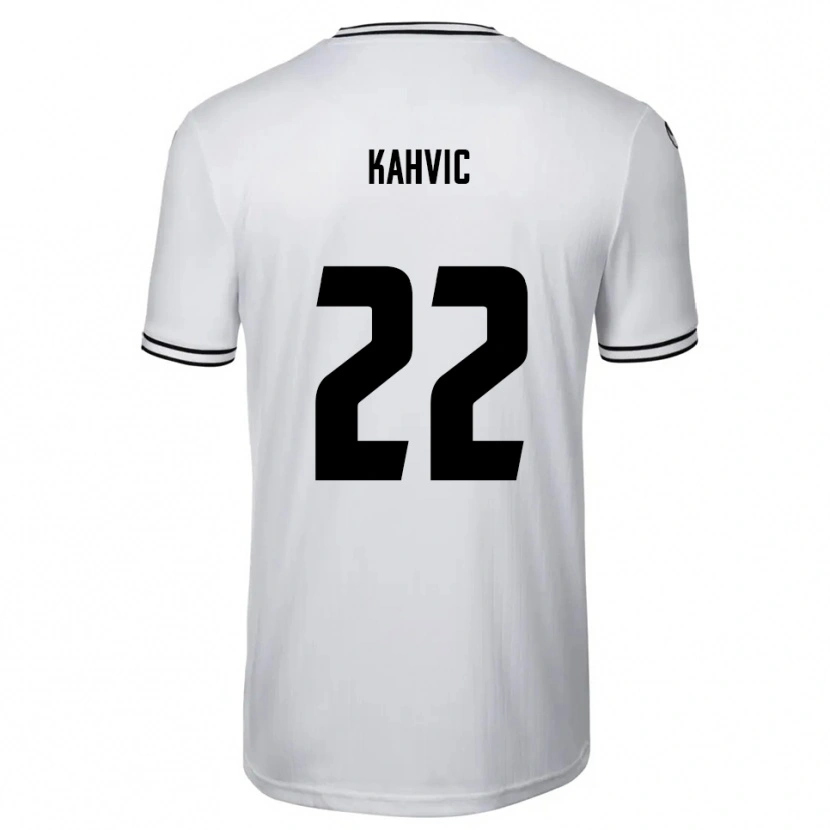 Danxen Damen Aleksandar Kahvic #22 Weiß Schwarz Heimtrikot Trikot 2025/26 T-Shirt Schweiz