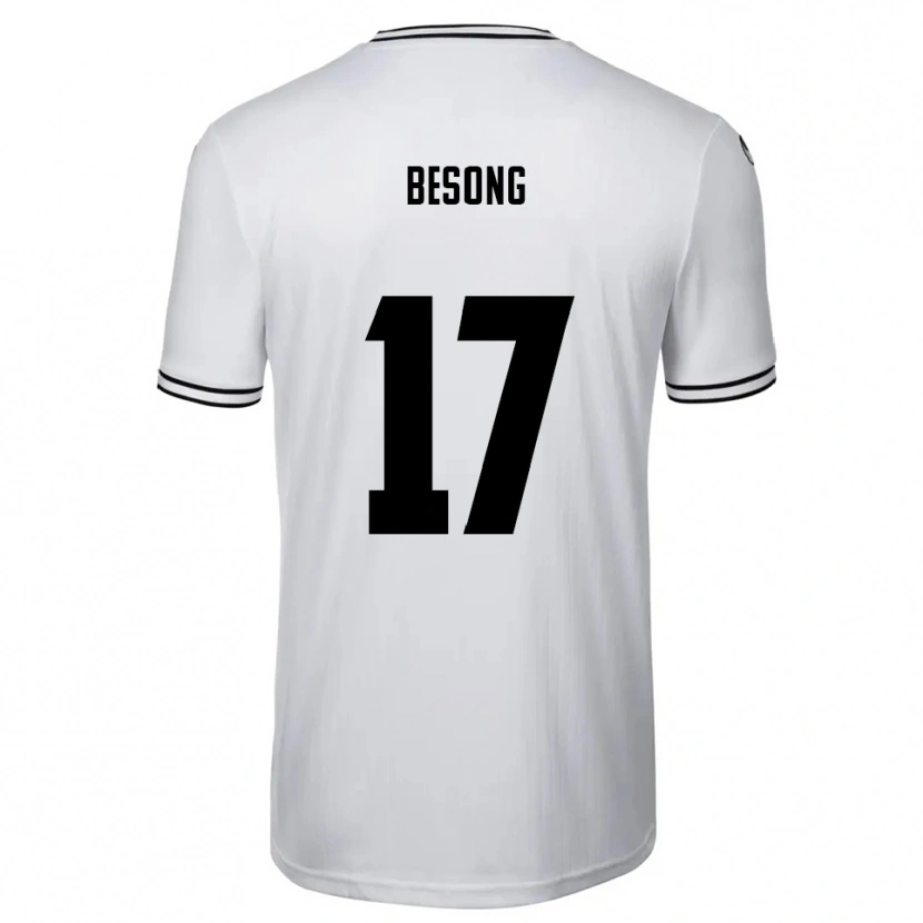 Danxen Damen Paul-Philipp Besong #17 Weiß Schwarz Heimtrikot Trikot 2025/26 T-Shirt Schweiz