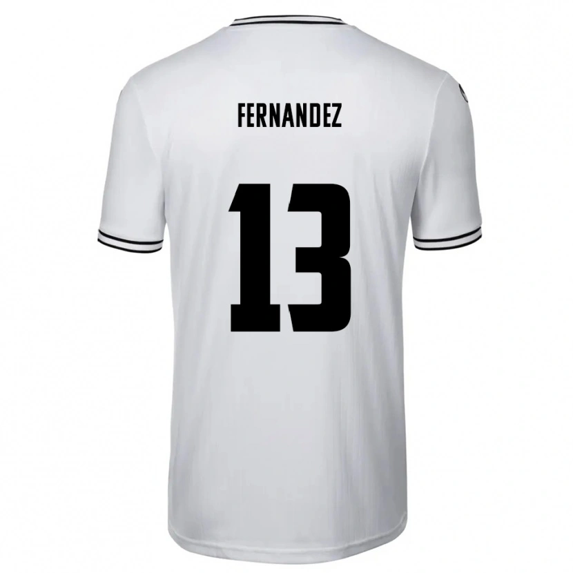 Danxen Damen Luis Fernandez #13 Weiß Schwarz Heimtrikot Trikot 2025/26 T-Shirt Schweiz