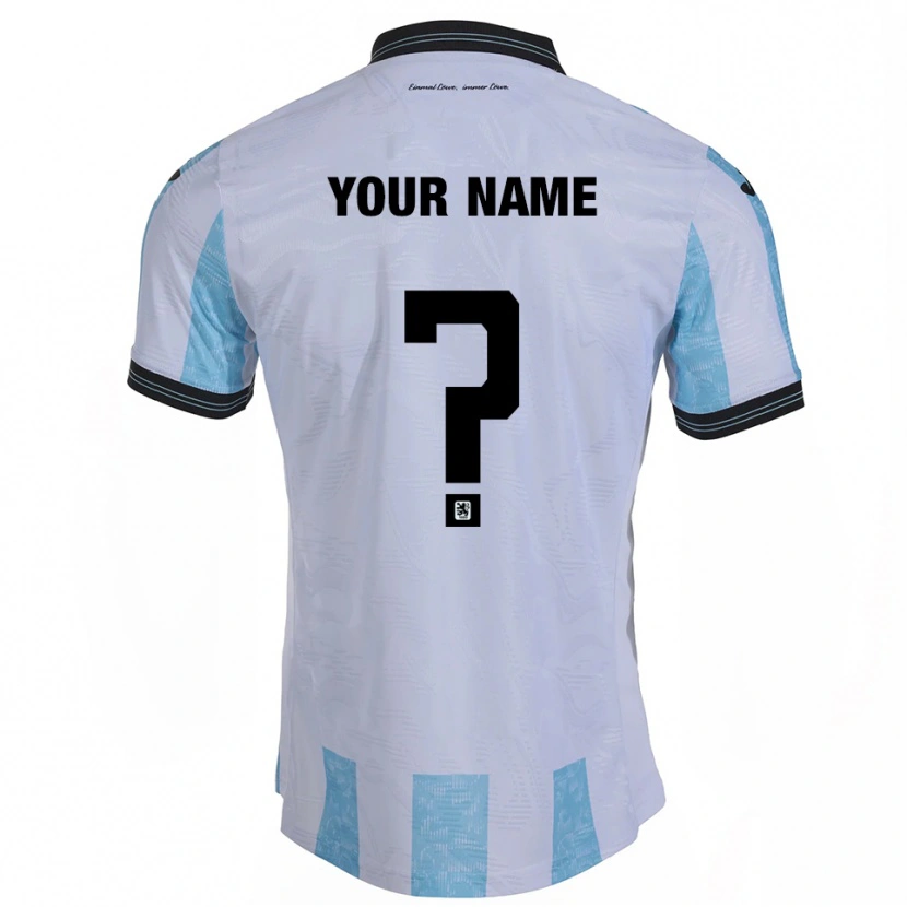 Danxen Damen Ihren Namen #0 Weiß Himmelblau Heimtrikot Trikot 2025/26 T-Shirt Schweiz