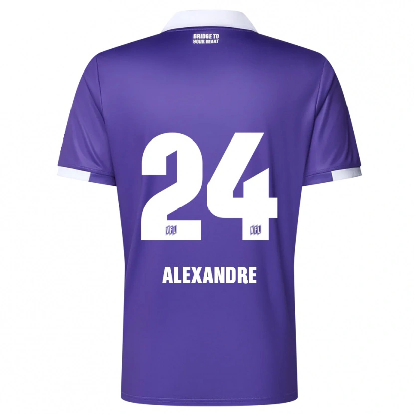 Danxen Damen Tyron Alexandre #24 Lila Weiß Heimtrikot Trikot 2025/26 T-Shirt Schweiz