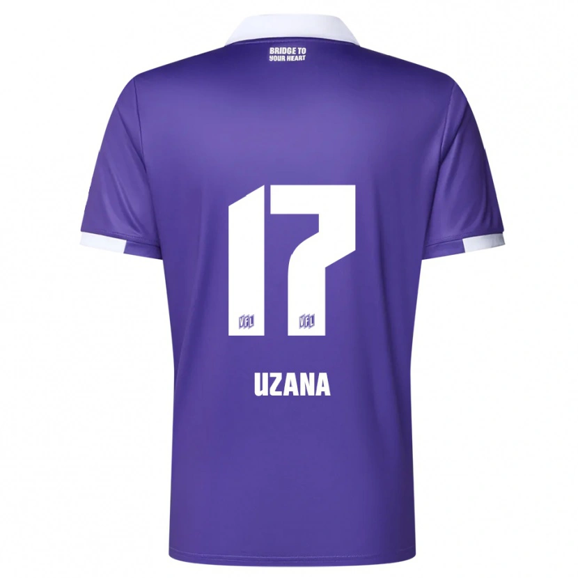 Danxen Damen Sebastian Uzana #17 Lila Weiß Heimtrikot Trikot 2025/26 T-Shirt Schweiz