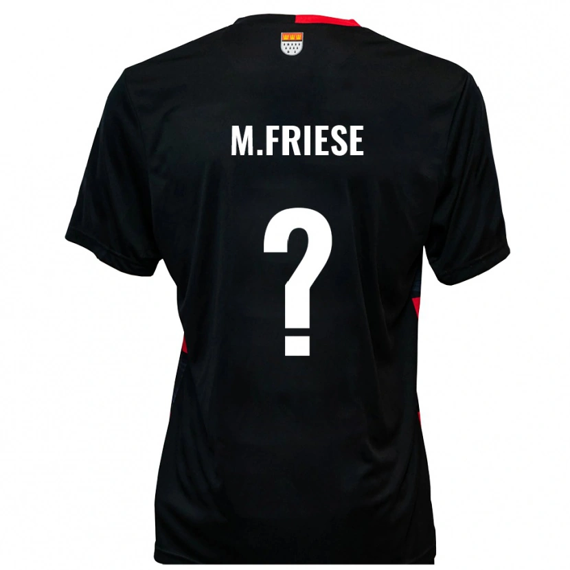Danxen Damen Lara Maria Friese #0 Schwarz Rot Heimtrikot Trikot 2025/26 T-Shirt Schweiz