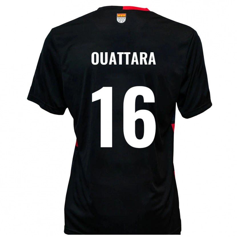 Danxen Damen Kiyali Ouattara #16 Schwarz Rot Heimtrikot Trikot 2025/26 T-Shirt Schweiz